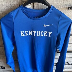 Nike Royal Blue Kentucky Long Sleeve Performance Top